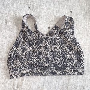 Athleta Gray sport bra